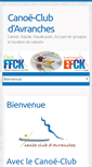 Mobile Screenshot of kayakavranches.fr